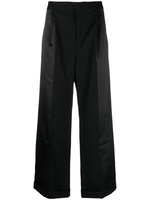 Saint Laurent wide-leg tailored trousers - Black