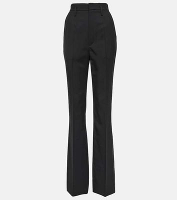 Saint Laurent Wool twill high-rise pants