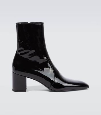 Saint Laurent XIV patent leather ankle boots