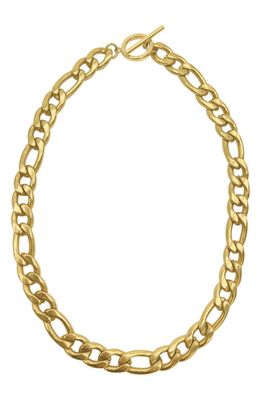 SAINT MORAN Claude Toggle Chain Necklace in Yellow