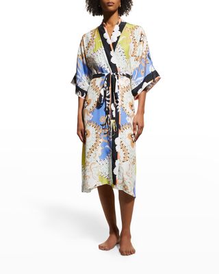 Saint Tropez Floral-Print Robe