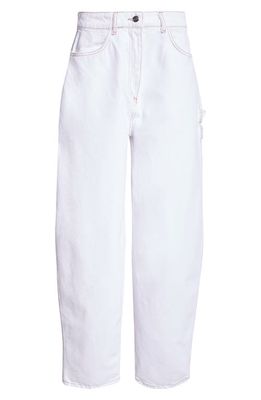 Saks Potts Helle Organic Cotton Wide Leg Jeans in White