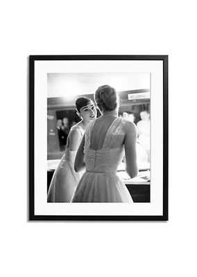 Saks x Sonic Editions Audrey Hepburn and Grace Kelly Framed Wall Art