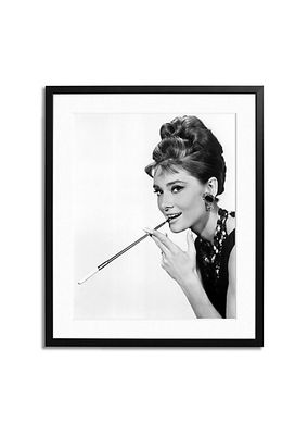 Saks x Sonic Editions Audrey Hepburn in Breakfast at Tiffany's Framed Wall Art