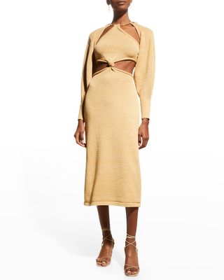 Salima Midi Cutout Knit Dress