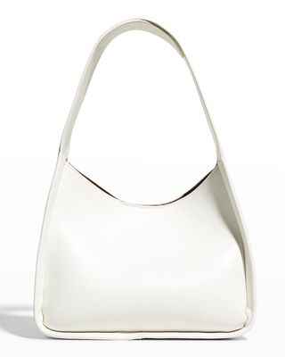 Salma Slouchy Square Leather Shoulder Bag