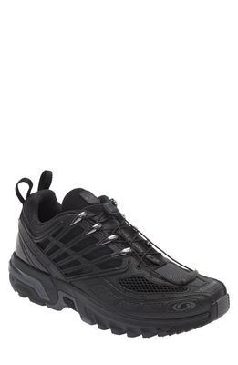 Salomon ACS Pro Trail Running Shoe in Black/Black/Black