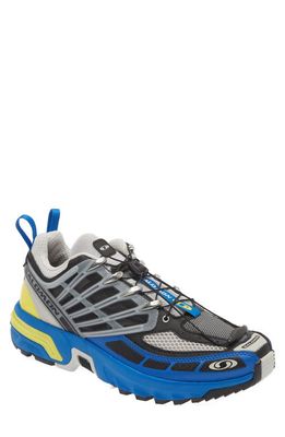 Salomon ACS Pro Trail Running Shoe in Lapis Blu/Black/Buttercup