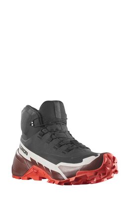 Salomon Cross Hike 2 Mid GTX Shoe in Black/Chocolate /Fiery Red
