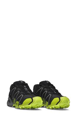 Salomon Gender Inclusive Speedcross 3 Sneaker in Black/Acid Lime/Monument