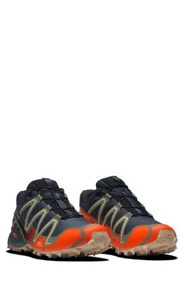 Salomon Gender Inclusive Speedcross 3 Sneaker in Navy/Orange