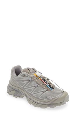 Salomon Gender Inclusive XT-6 Sneaker in Ghost Gray/ghost Gray/gray