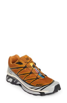 Salomon XT-6 Running Shoe in Cathay Spice/Quarry/Rose