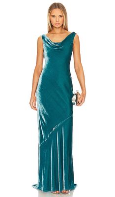 SALONI Asher Dress in Blue
