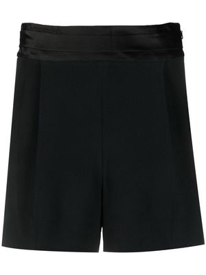 Saloni high-waisted shorts - Black