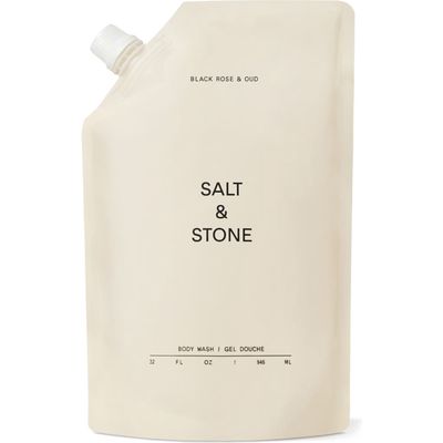 SALT & STONE Black Rose & Oud Body Wash Refill Pouch 