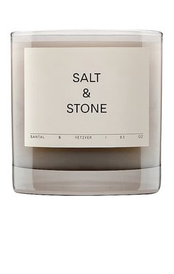 SALT & STONE Santal & Vetiver Candle in Beauty: NA.