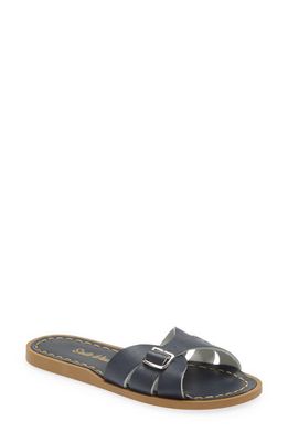 Salt Water Sandals by Hoy Slide Sandal in 410 Navy