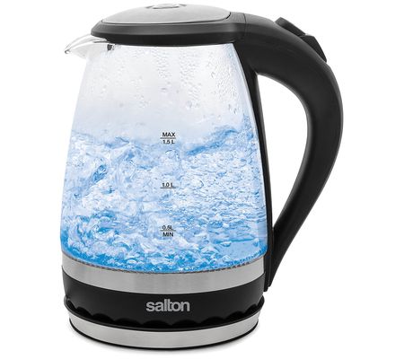 Salton 1.7 Litre Cordless Electric Glass Kettle