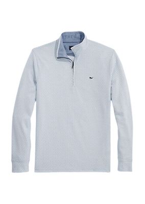 Saltwater Cotton-Blend Quarter-Zip Sweatshirt