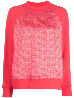 Salvatore Ferragamo cotton-blend geometric shirt - Pink