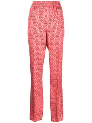 Salvatore Ferragamo high-waisted trousers - Red