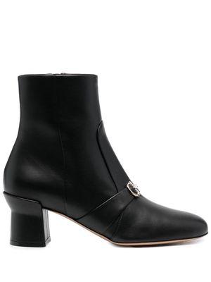 Salvatore Ferragamo Orietta 65mm leather boots - Black
