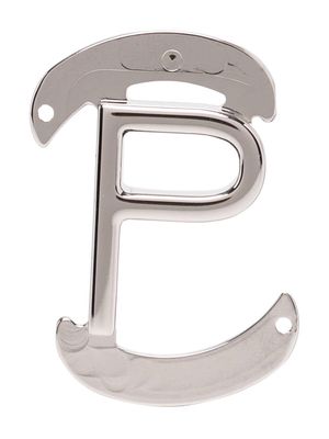 Salvatore Ferragamo P-plaque belt buckle - Silver