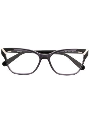 Salvatore Ferragamo square frame glasses - Black