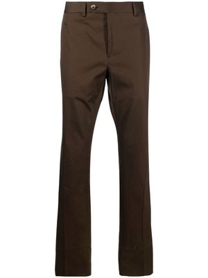 SALVATORE FERRAGAMO straight-leg tailored trousers - Brown