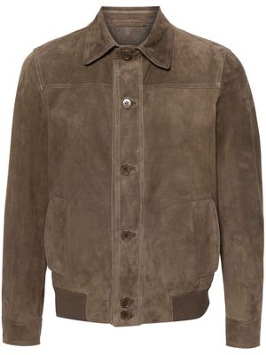 Salvatore Santoro buttoned suede jacket - Brown