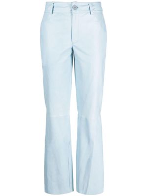 Salvatore Santoro mid-rise flared trousers - Blue