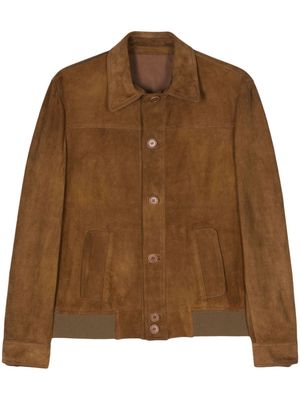 Salvatore Santoro suede leather jacket - Brown