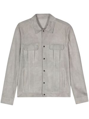 Salvatore Santoro suede shirt jacket - Grey