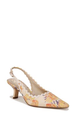 Sam Edelman Bianka Floral Slingback Pump in Apricot Multi