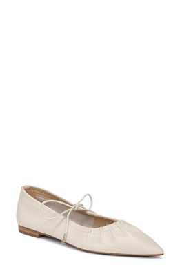 Sam Edelman Bri Mary Jane Pointed Toe Flat in Modern Ivory