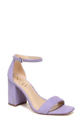 Sam Edelman Daniella Ankle Strap Sandal in Purple Iris