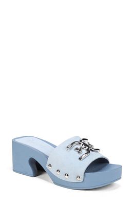 Sam Edelman Francina Platform Slide Sandal in Pale Blue