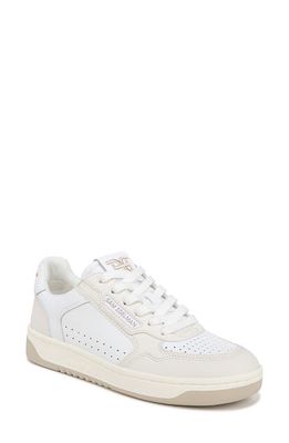 Sam Edelman Harper Sneaker in White/Sugar