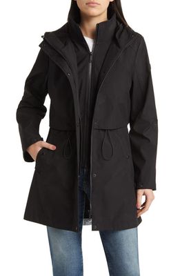Sam Edelman Hooded Coat in Black
