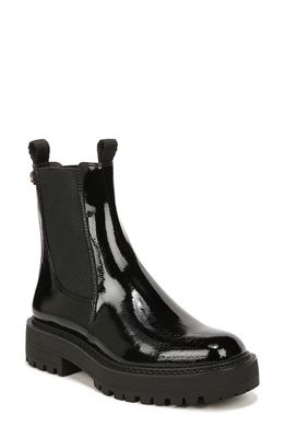 Sam Edelman Laguna Waterproof Lug Sole Chelsea Boot - Wide Width Available in Black Patent