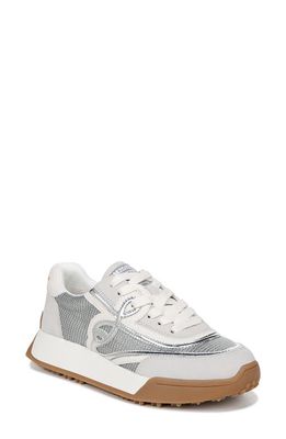 Sam Edelman Luna Sneaker in Silver/Off White