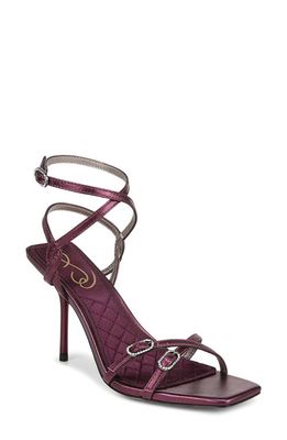 Sam Edelman Trevin Ankle Strap Sandal in Metallic Orchid