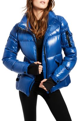 SAM. Freestyle Water Repellent Down Puffer Jacket in Wave