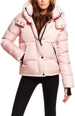 SAM. Remy Water Repellent Down Puffer Jacket with Removable Hood in Matte Fiji