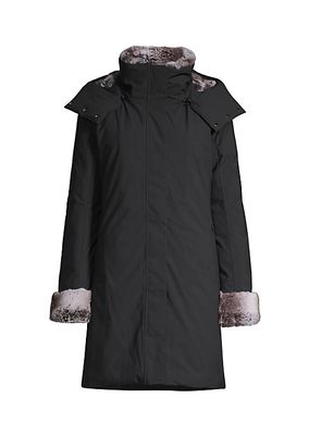 Samantha Hooded Long Coat