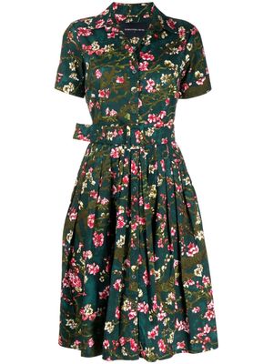 Samantha Sung Audrey floral-print dress - Green