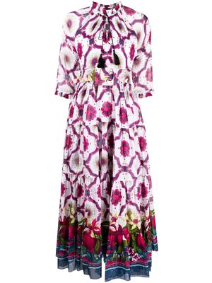 Samantha Sung Eden floral-print dress - Multicolour