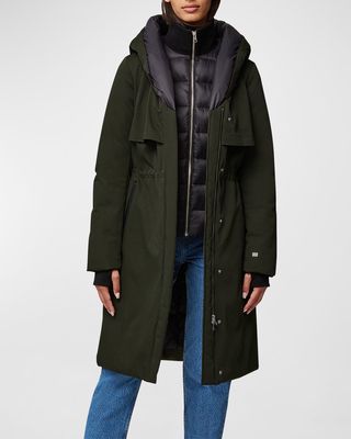 Samara Layered Long Jacket