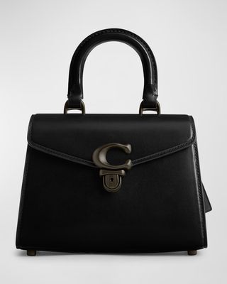 Sammy Luxe Leather Top-Handle Bag